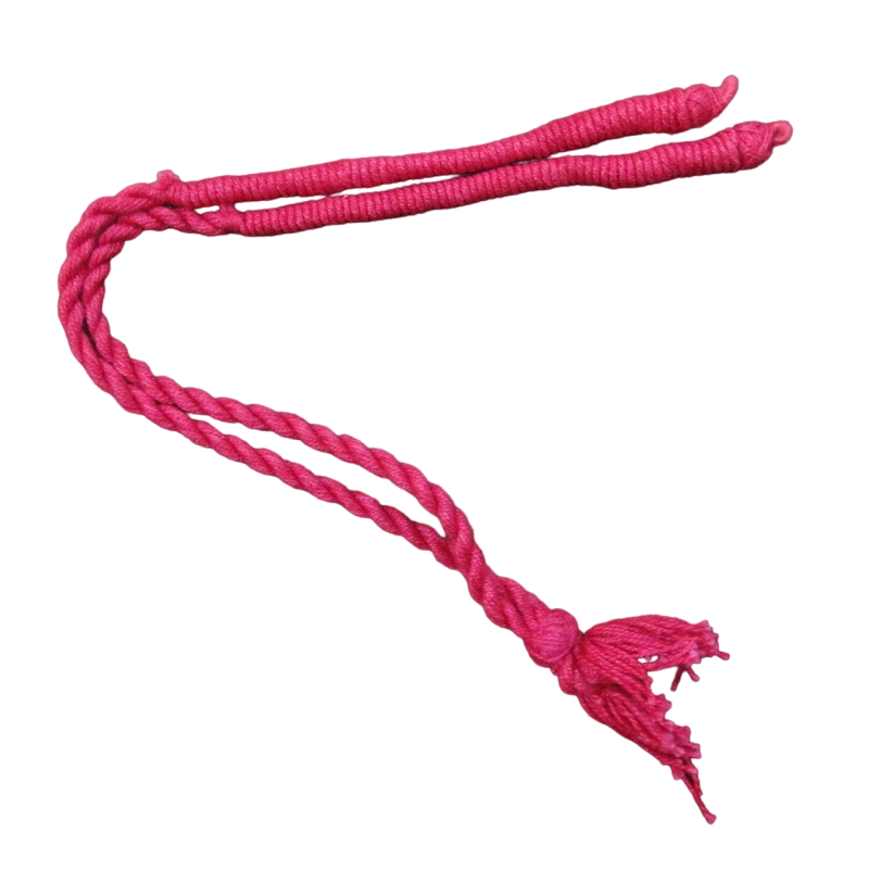 Pink Twisted Cotton Thread Neck Rope