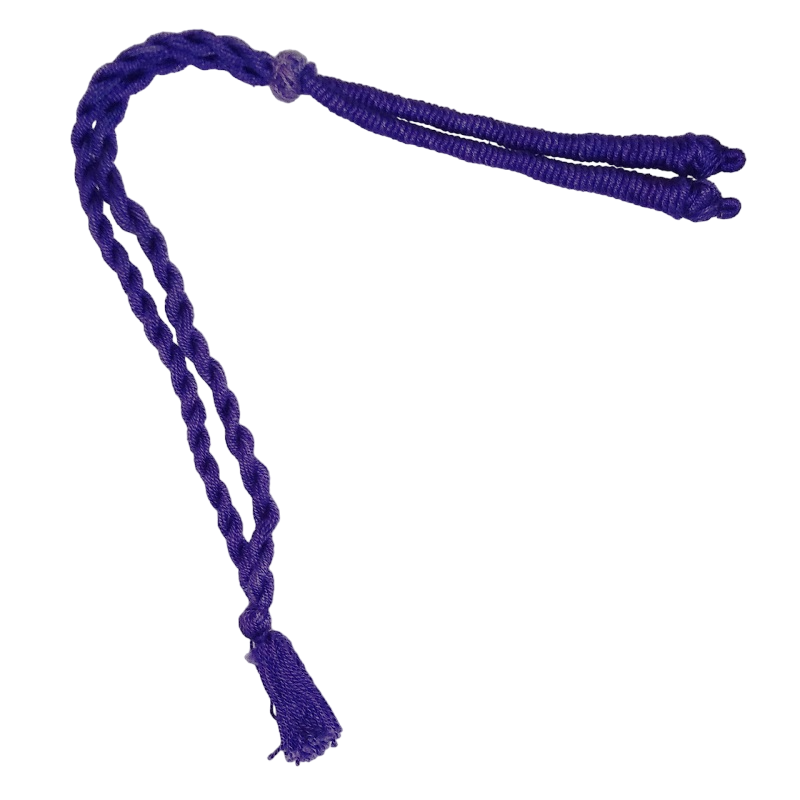 Purple Twisted Cotton Thread Neck Rope