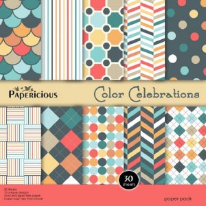 Papericious Designer Edition Colour Celebrations Paper Pack