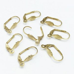 Gold French Earring Clasps