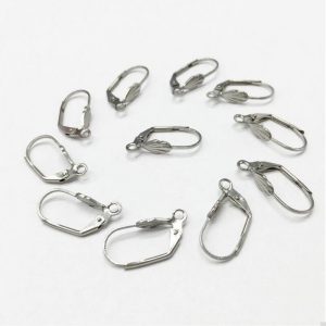 Silver French Earring Clasps