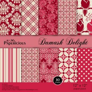 Papericious Designer Edition Damask Delight Paper Pack