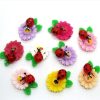 Ladybug on Flower Resin Embellishment