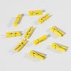 Mini Wooden Clothespin Clips