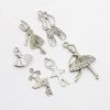 Silver Alloy Ballerina Theme Set