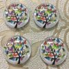 Butterfly Tree Glass Cabochons
