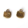 Antique Bronze Hello Kitty Cat Charm