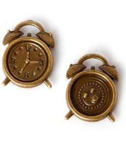 Antique Bronze Alarm Clock Vintage Charm