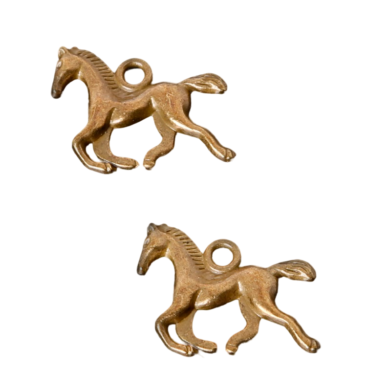 Antique Bronze Horse Charm