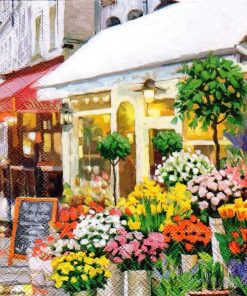 Flower Shop Decoupage Napkin