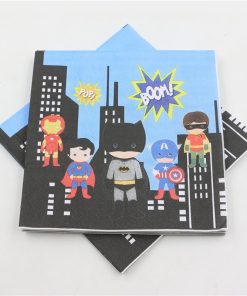 Kids Super Heroes Decoupage Napkin