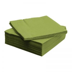 Plain Green Colour Decoupage Napkin