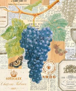 Grapes Decoupage Napkin