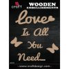 Laser Cut Wooden Embellishment