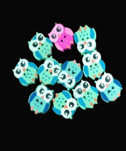Owl Wooden Buttons