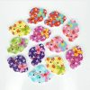 Girls Hat Wooden Buttons