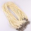 Beige Leather Necklace Cord