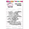 Pink Your Life Cling Stamp - Whisper Friends - Surfer
