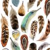 Feathers Decoupage Napkin