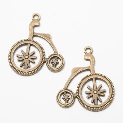 Antique Bronze Vintage Bicycle Charm