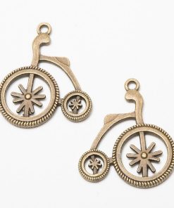 Antique Bronze Vintage Bicycle Charm