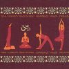 Yoga Decoupage Napkin