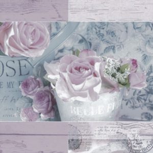 Paris Vintage Rose Decoupage Napkin