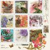 Vintage Stamps Decoupage Napkin