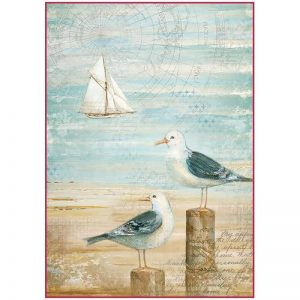Stamperia Rice Paper - Seagulls