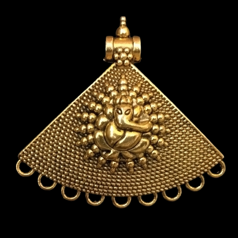 Triangle With Ganesh Pendant