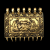 Gold Pendant - Rectangle