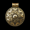 Gold Pendant - Round
