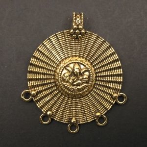 Gold Pendant -  Small Ganesh