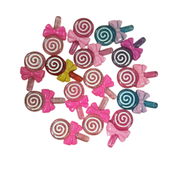 Swirl Lollipop Resin Embellishment