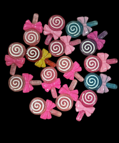 Alternative view of Swirl Lollipop Resin Embellishment