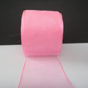Baby Pink Organza Ribbon