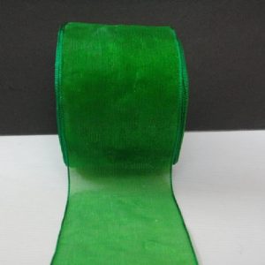 Green Organza Ribbon