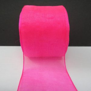 Dark Pink  Organza Ribbon