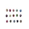 Round Plaid Pattern Wooden Buttons