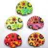 Printed Shell Wooden Buttons