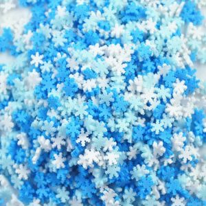 Polymer Clay Sprinkles - Snowflakes