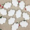 White Cloud Resin Embellishment