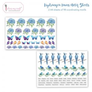 Hydrangea Lawns Motif Sheet