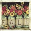 Flower Jars Decoupage Napkin