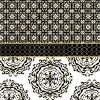The Black Mosaic Decoupage Napkin