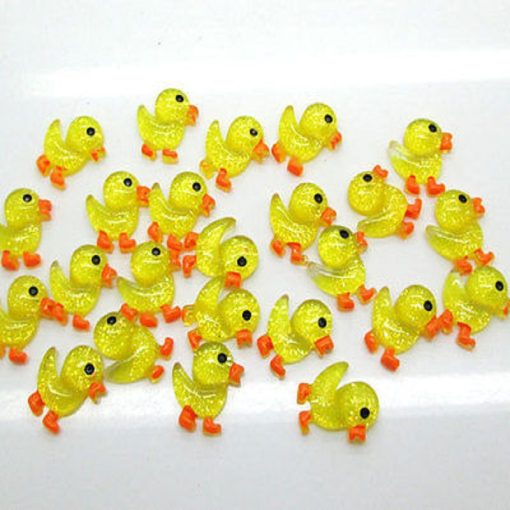 Yellow Duck Resin Embellishment