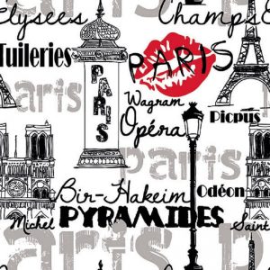 Paris Theme Decoupage Napkin
