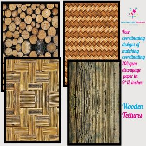 Nakshathra Designz Decoupage Paper - Wooden Textures