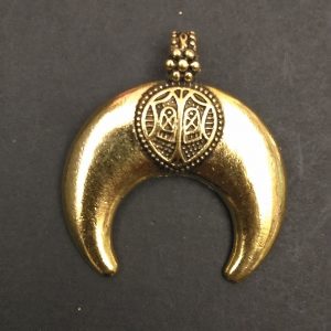 Gold Crescent Pendant