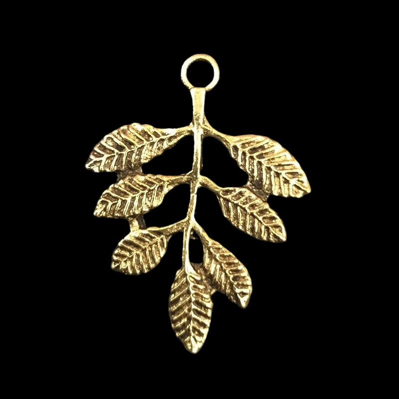 Gold Leaf Pendant